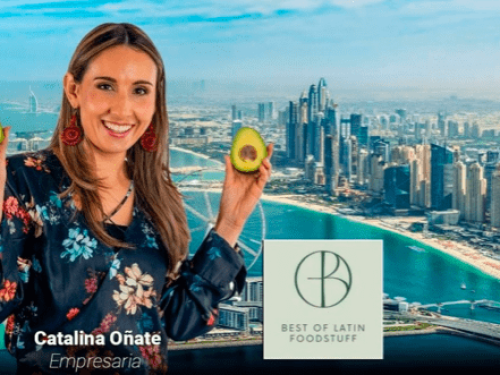 Colombiana logra éxito financiero en Emiratos Árabes al vender aguacate latino.