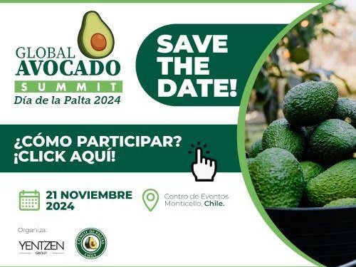 Global Avocado Summit 2024: Un encuentro imperdible para la industria del aguacate en Chile y el mundo