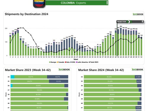 Colombia aumenta sus despachos y apuntan a Europa