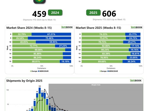 Exportaciones de Brasil bajan un 23% pero Europa sigue siendo su mercado clave