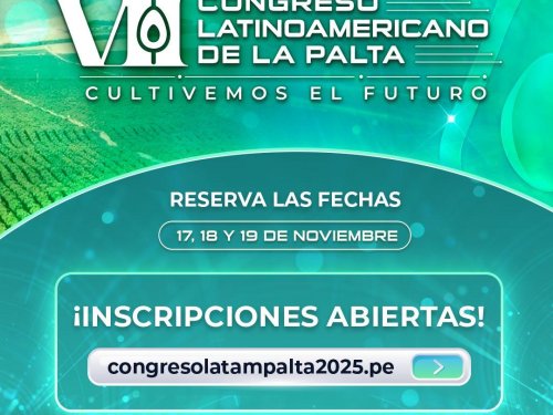 VII Congreso Latinoamericano de la Palta reunirá a destacados expertos internacionales en Lima