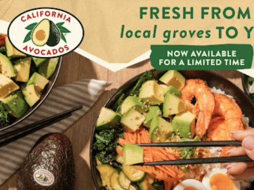 California intensifica su campaña para celebrar el mes del aguacate con récord de visualizaciones en redes