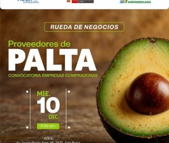 Rueda de negocios de proveedores de Palta: Una oportunidad para ampliar su cartera de proveedores
