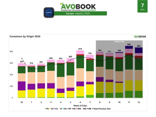 Europa registra 742 arribos con fuerte avance de Perú y baja de Chile