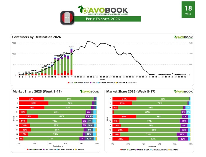 Peruvian avocado exports