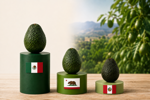 Hasta la semana 23, la diferencia entre California y Perú por el segundo lugar era mucho más alta que la del año pasado en el ranking de proveedores de aguacate en Estados Unidos.