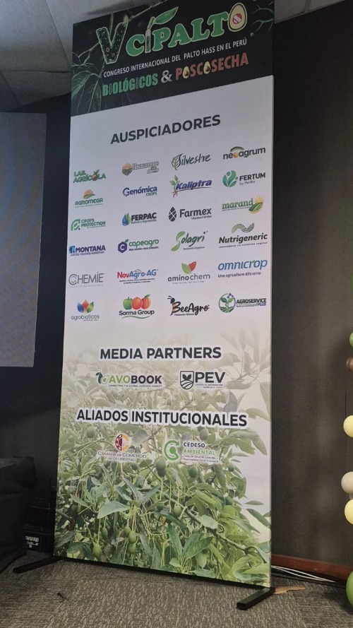 Sebastián de la Cuadra, CEO of AvoBook, during the fifth edition of the CIPALTO congress in Trujillo.