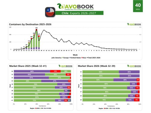 Chile despacha 377 salidas en la semana 39 tras ajuste por Fiestas Patrias